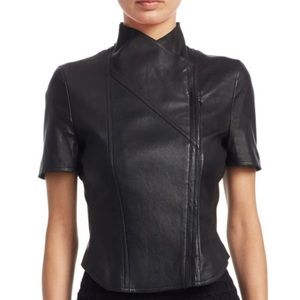 Akris  Punto leather jacket